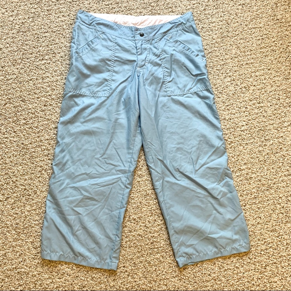⭐️prAna⭐️ capri pants - light blue wide leg - L